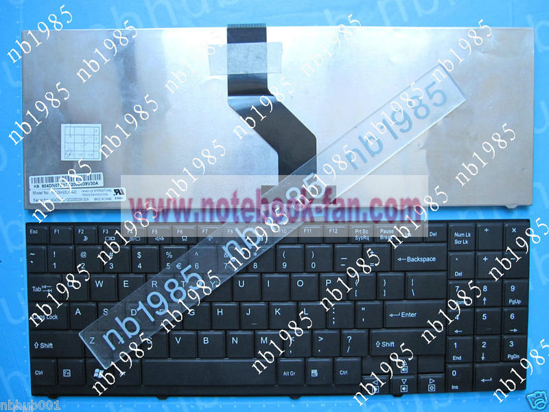 NEW Medion akoya P7614 keyboard MP-09A93U4-442 UI - Click Image to Close
